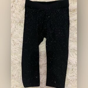 Cat & Jack Glittery Black Kids Leggings